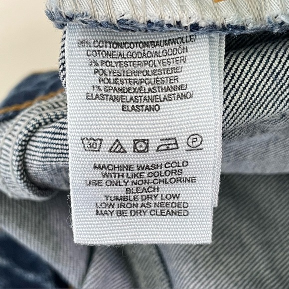 Free People We The Free Emmy Split Hem High Waist Boot Cut Jeans Medium Blue 27 - Picture 10 of 11